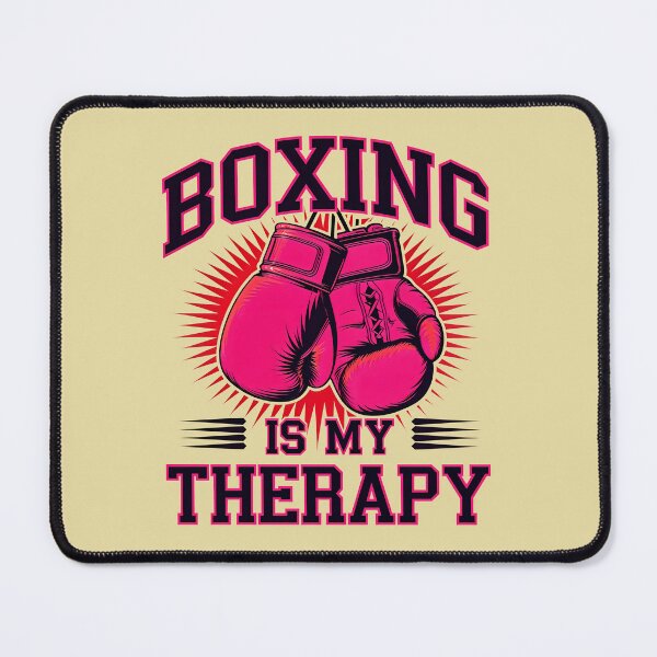 Item preview, Boxing Is My Therapy Sports Quote designed and sold by TheArtOfPat.