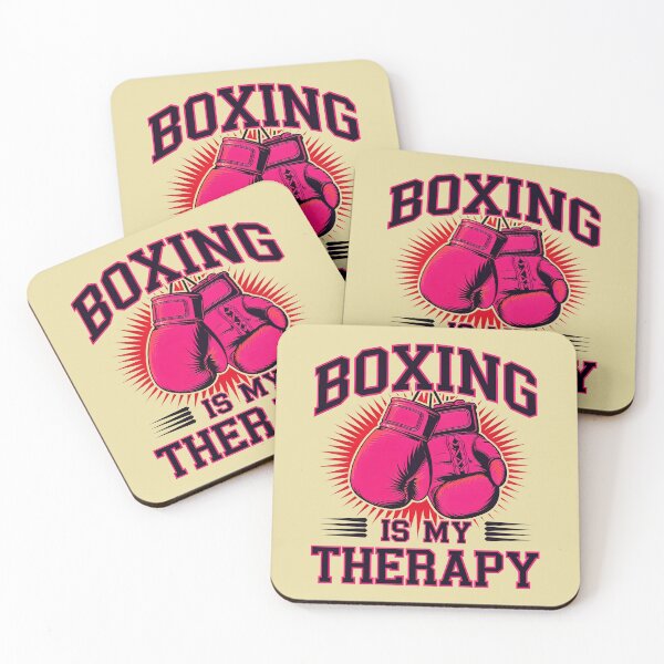 Item preview, Boxing Is My Therapy Sports Quote designed and sold by TheArtOfPat.