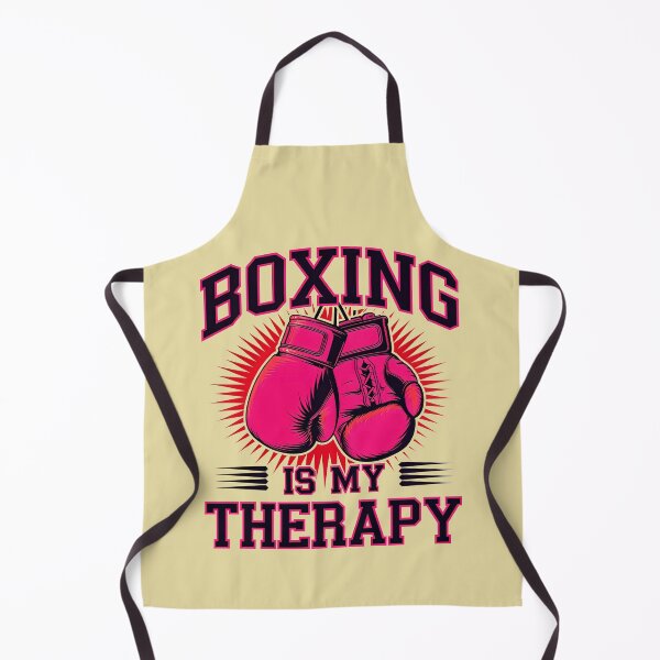 Item preview, Boxing Is My Therapy Sports Quote designed and sold by TheArtOfPat.