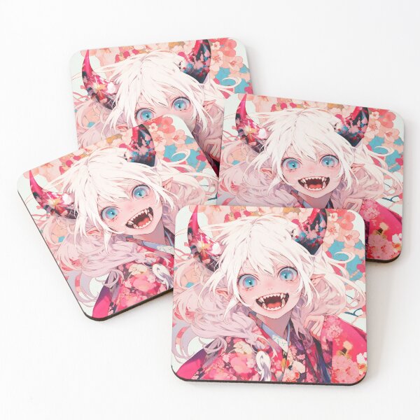 Item preview, Adorable Demon Girl Illustration designed and sold by iWallGlow.
