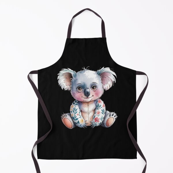 Item preview, Adorable Stitched Floral Koala Design for Kids and Decor designed and sold by love3617.