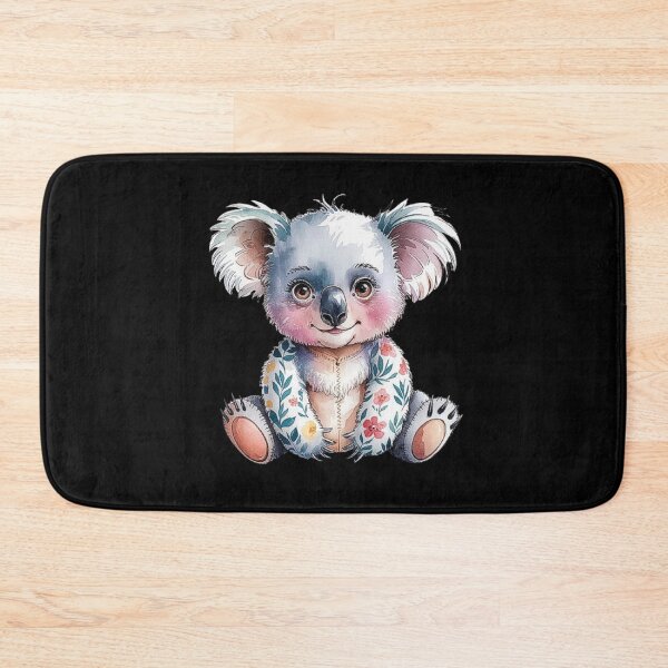 Item preview, Adorable Stitched Floral Koala Design for Kids and Decor designed and sold by love3617.