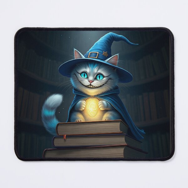 Item preview, The Blue Magical Cat Wizard  designed and sold by MarCreativArt.