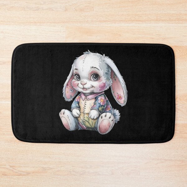 Item preview, Charming Stitched Floral Bunny Design for Nursery and Crafts designed and sold by love3617.