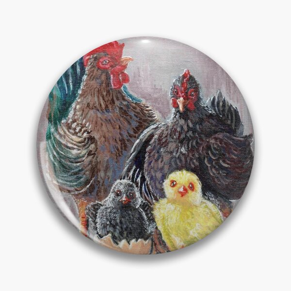 Item preview, The Chicken Family  designed and sold by ArtAllington.