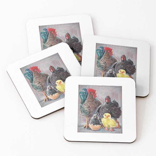 Item preview, The Chicken Family  designed and sold by ArtAllington.
