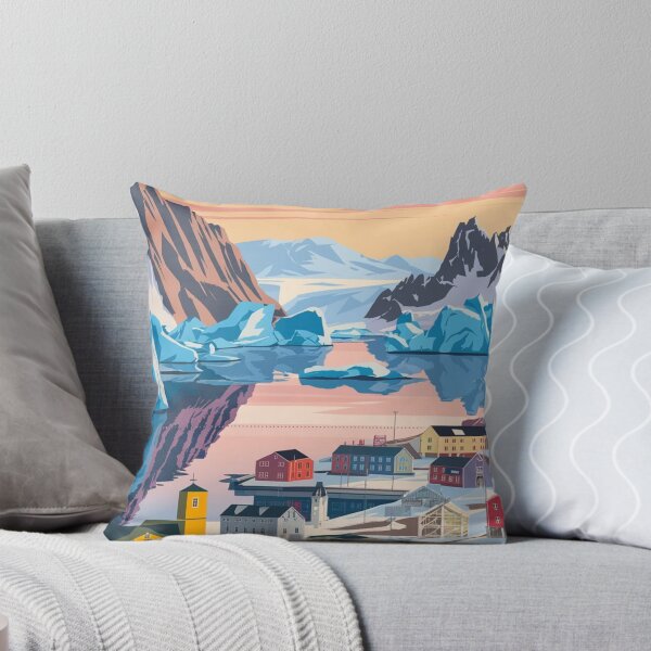 Aperçu de l'œuvre Affiche de voyage vintage de Nuuk créée et vendue par TravelerRat.