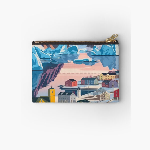 Item preview, Nuuk Vintage Travel Poster designed and sold by TravelerRat.