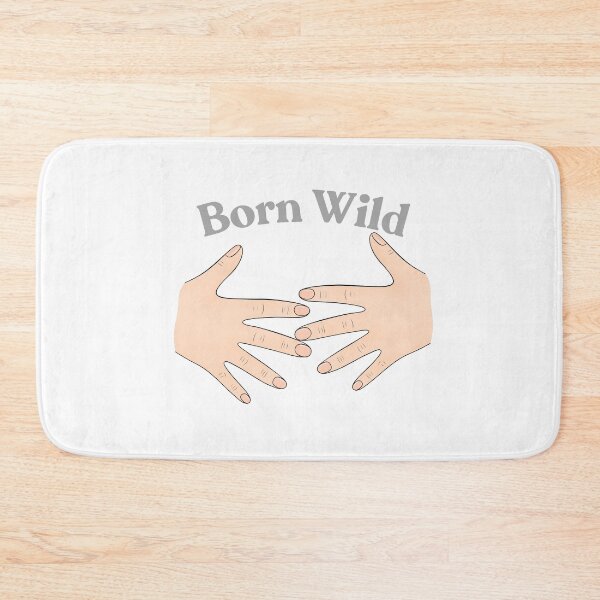 Item preview, Born Wild - ligh gray designed and sold by TIPJ.