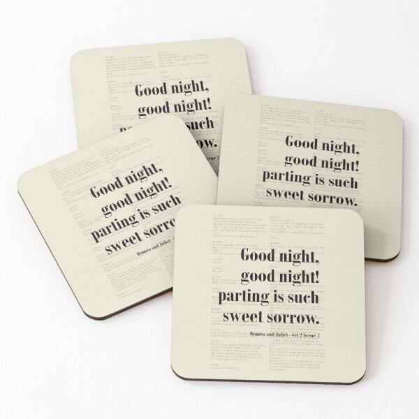 Item preview, Romeo and Juliet William Shakespeare Such Sweet Sorrow designed and sold by kakarikihill.