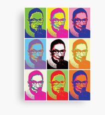 Notorious RBG - Pop Art Blast Canvas Print