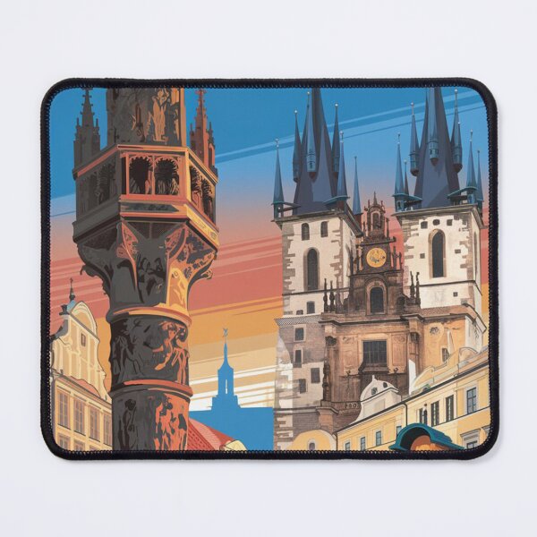 Item preview, Olomouc Vintage Travel Poster designed and sold by TravelerRat.