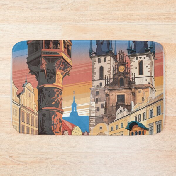 Item preview, Olomouc Vintage Travel Poster designed and sold by TravelerRat.