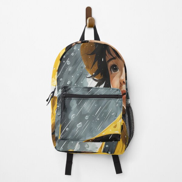 Item preview, "Rainy Day Wonder" - Child in Yellow Raincoat Artwork designed and sold by Collision19.