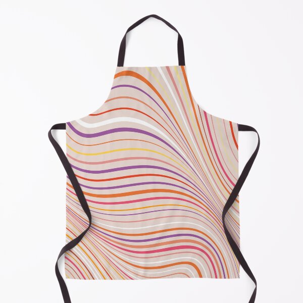 Item preview, Retro Warm Pastel Swirl Stripes designed and sold by MarikaJohnson.