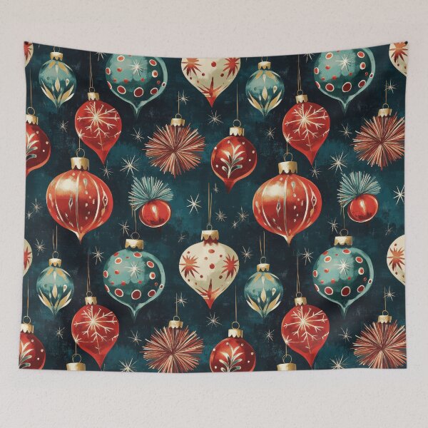 Item preview, Retro-Inspired Holiday Baubles designed and sold by digitalvintage.
