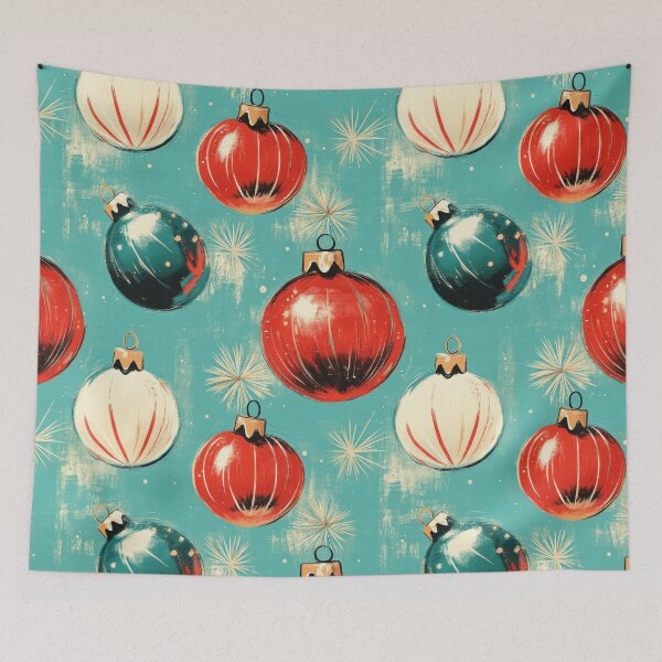 Item preview, Retro-Inspired Holiday Baubles designed and sold by digitalvintage.
