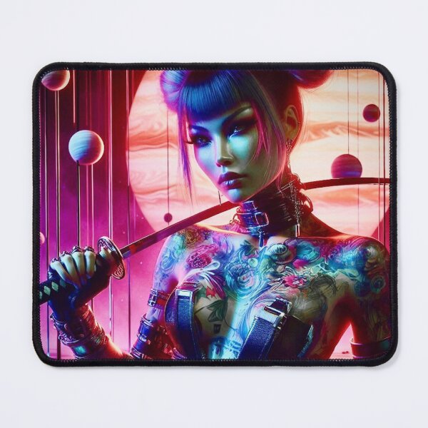 Item preview, Dragon's Geisha: Neon Swordmaster - Ghost Archer Illusions designed and sold by Ghost Archer Illusions.