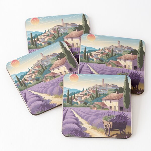 Item preview, Provence Vintage Travel Poster designed and sold by TravelerRat.