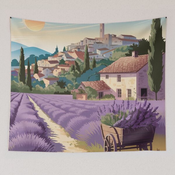 Item preview, Provence Vintage Travel Poster designed and sold by TravelerRat.