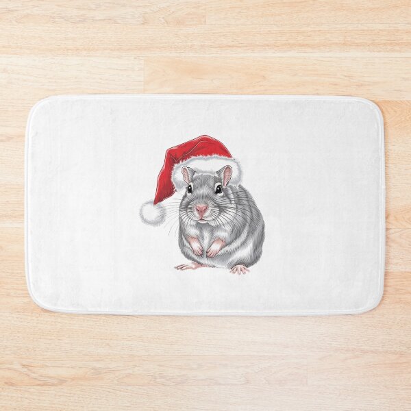 Item preview, Christmas Hamster in a Santa Hat designed and sold by Peter Stawicki.