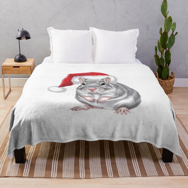 Item preview, Christmas Hamster in a Santa Hat designed and sold by Peter Stawicki.