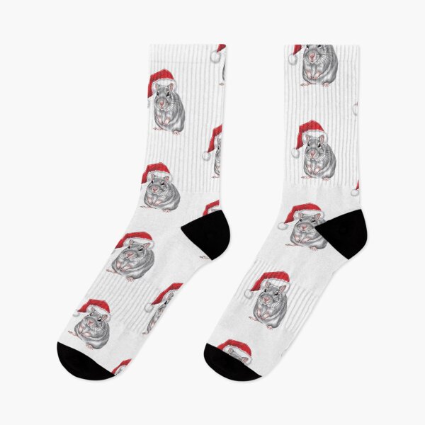 Item preview, Christmas Hamster in a Santa Hat designed and sold by Peter Stawicki.