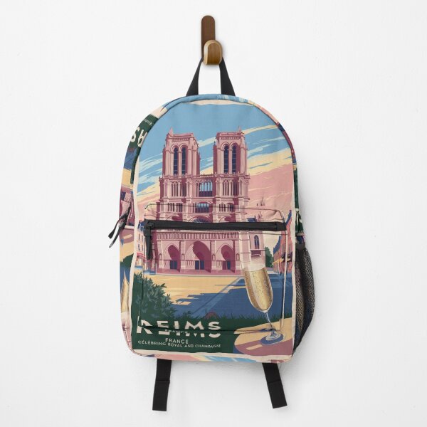 Item preview, Reims Vintage Travel Poster designed and sold by TravelerRat.