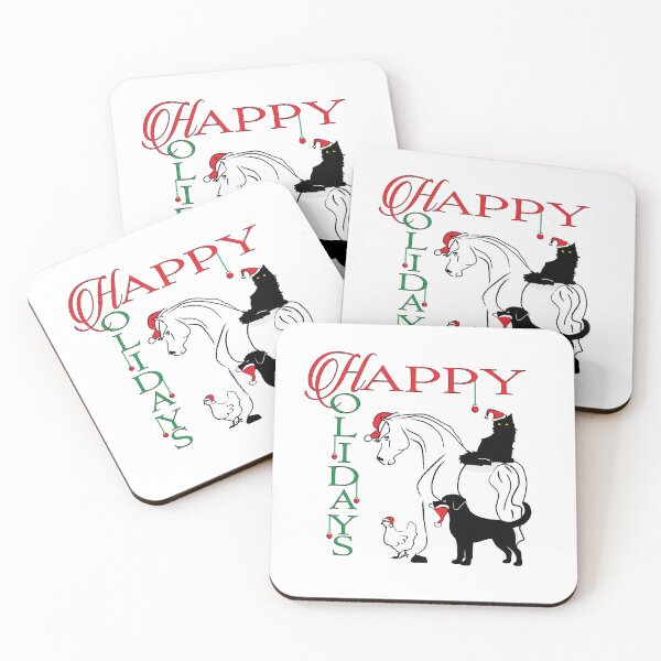 Item preview, Happy Holidays~Multiple Animals  designed and sold by DickinsonDesign.