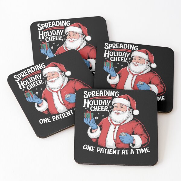 Item preview, Spreading Holiday Cheer Santa Design Healthcare designed and sold by tshirtexpressiv.