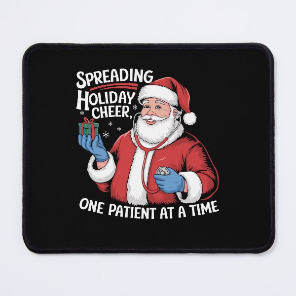 Item preview, Spreading Holiday Cheer Santa Design Healthcare designed and sold by tshirtexpressiv.