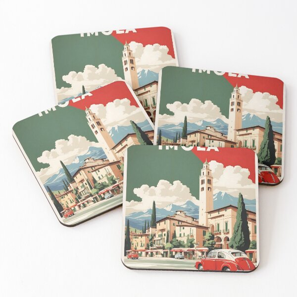 Item preview, Imola Italy Vintage Poster Tourism  designed and sold by TravelersGems.
