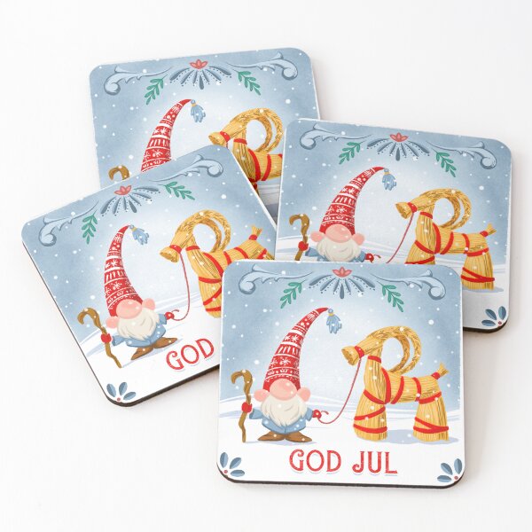 Item preview, Norwegian Christmas Gnome - God Jul designed and sold by JonThomson.