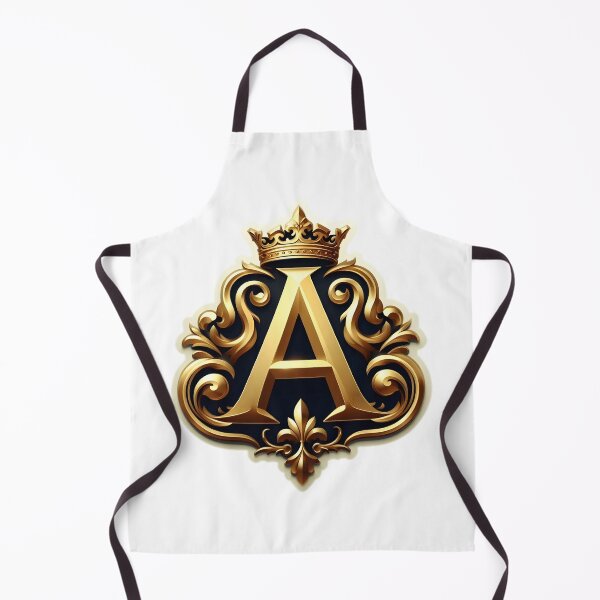 Item preview, gold-plated emblem with a prominent letter "A" at its core. designed and sold by ShihawyAhmad.