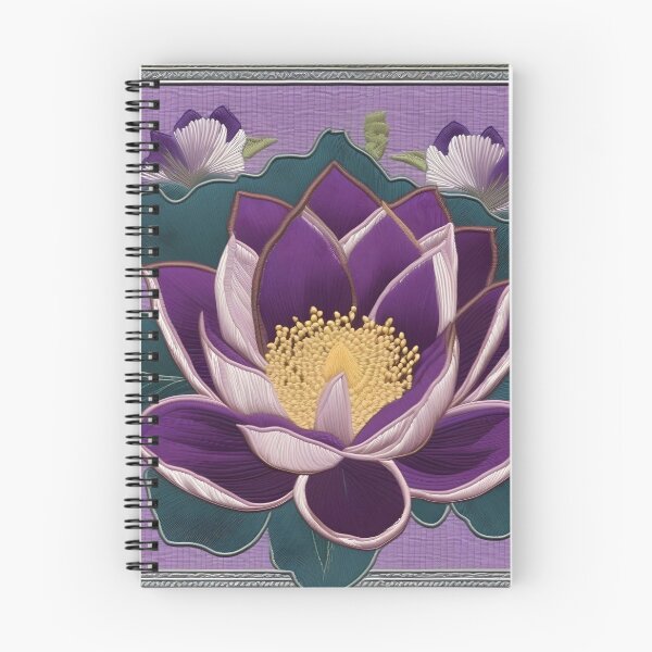 Item preview, Purple Lotus Flower With Yellow Pistils designed and sold by Ciervo Primavera.