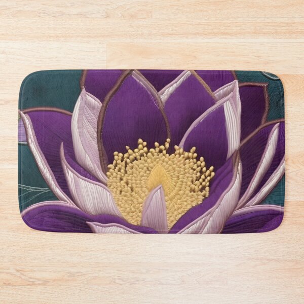 Item preview, Purple Lotus Flower With Yellow Pistils designed and sold by Ciervo Primavera.