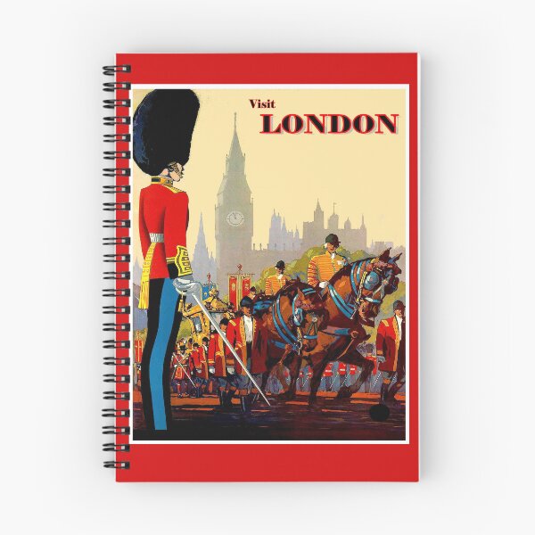 Item preview, London England Vintage Travel and Tourism Advertising Print designed and sold by posterbobs.