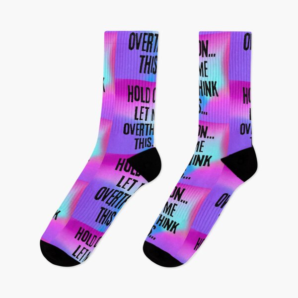 Item preview, Funny Overthinking Quote: "Hold On… Let Me Overthink This" designed and sold by Fredster1966.