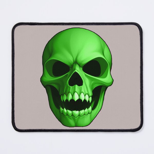 Item preview, Zombie Orc Green Skull designed and sold by hauntedtees.