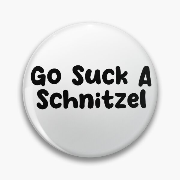 Item preview, Go Suck A Schnitzel Sticker  designed and sold by zombiemama.