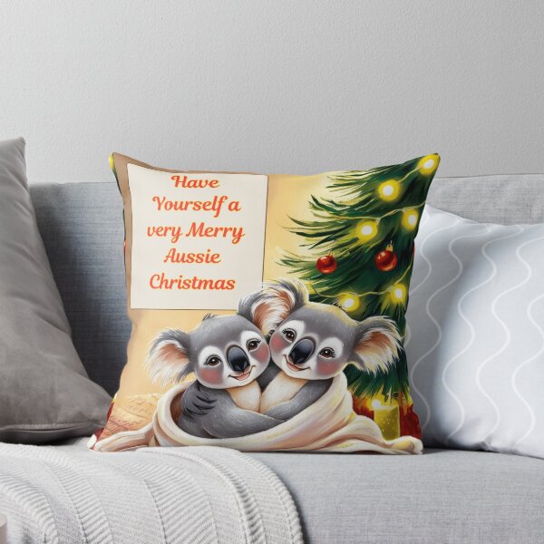 Item preview, Cozy koalas by the Christmas tree Australian Christmas animals designed and sold by KoalaCorner.