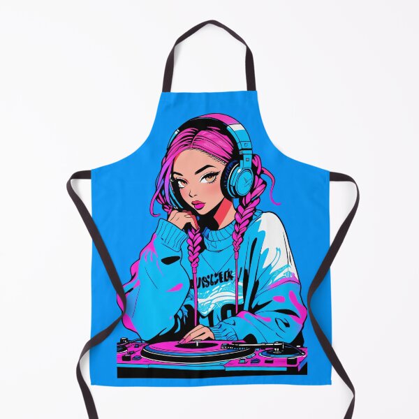 Item preview, Pretty DJ girl designed and sold by Cute-adorable.