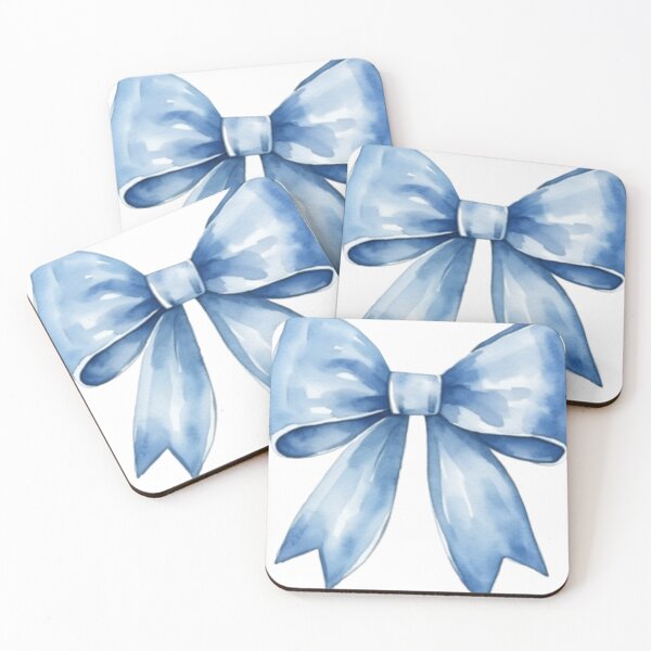 Item preview, blue bow sticker designed and sold by Toni C.