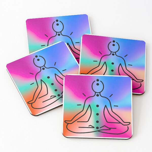 Item preview, Meditation and Chakra Energy Healing Vibrantly Colored Design designed and sold by Fredster1966.