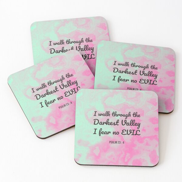Item preview, Psalm 23 : 4 - I fear no evil - Bible Passage designed and sold by JF Designs.