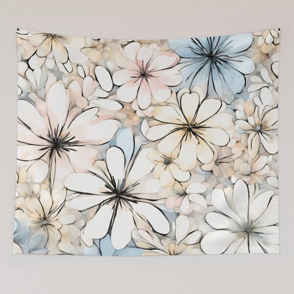 Item preview, Flower Garden Bloom designed and sold by Sweet Bliss Art.