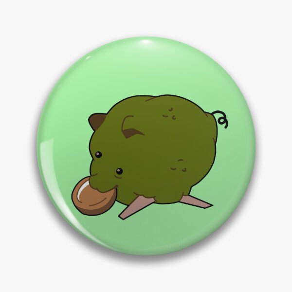 Item preview, Shriveled New Year Piglet (Lime) designed and sold by KailaniPinonArt.