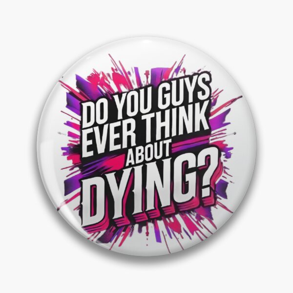 Item preview, Do You Ever Think About Dying? - Abstract Neon Design designed and sold by vincecouture.