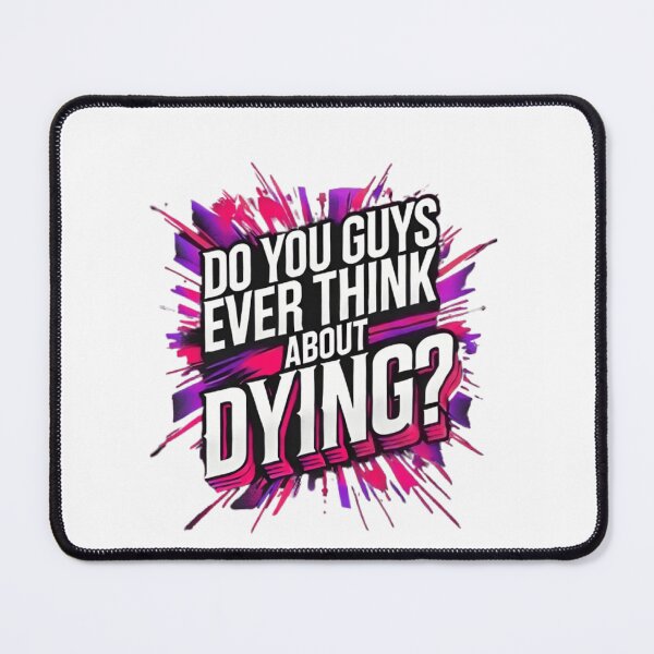 Item preview, Do You Ever Think About Dying? - Abstract Neon Design designed and sold by vincecouture.