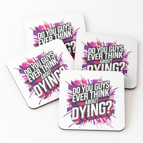 Item preview, Do You Ever Think About Dying? - Abstract Neon Design designed and sold by vincecouture.